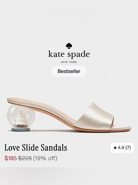 kate spade Love Slide Sandals Size 10